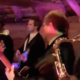 Wedding band plays groovy barn in Vermont
